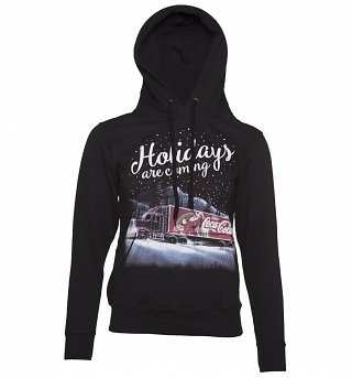 Women's Coca-Cola Truck Holidays Are Coming Hoodie Women's Coca-Cola Truck Holidays Are Coming Hoodie