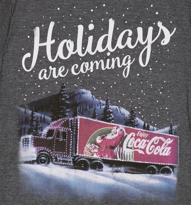 Women's Coca-Cola Truck Holidays Are Coming T-Shirt