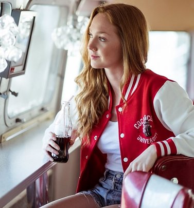 Women's Coca-Cola University Varsity Jacket Women's Coca-Cola University Varsity Jacket