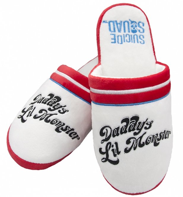 Women's DC Comics Suicide Squad Harley Quinn Daddy's Lil Monster Slip On Slippers Women's DC Comics Suicide Squad Harley Quinn Daddy's Lil Monster Slip On Slippers
