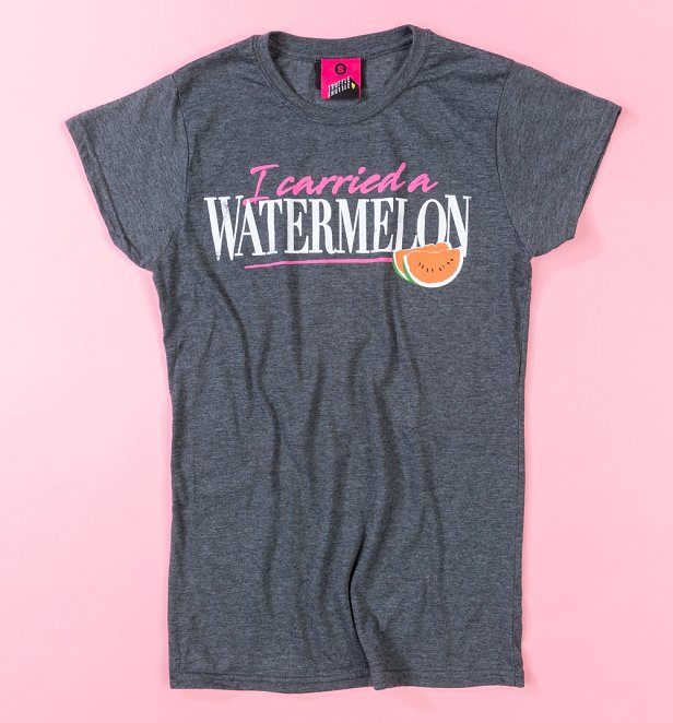 Women's Dirty Dancing I Carried A Watermelon Fitted TShirt Women's Dirty Dancing I Carried A Watermelon Fitted TShirt