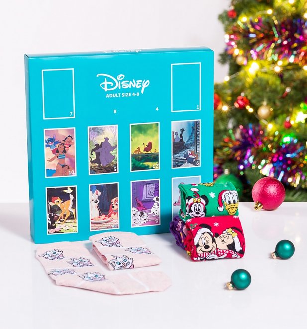 Women's Disney 12 Socks of Christmas Advent Calendar