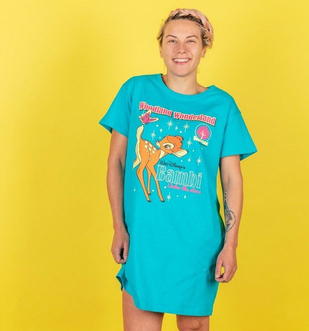 Women's Disney Bambi Diamante Night Dress Women's Disney Bambi Diamante Night Dress