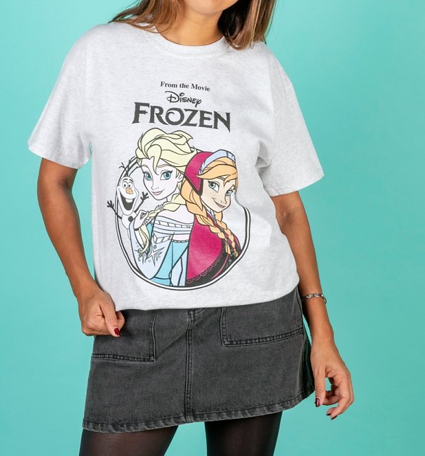 Women's Disney Frozen Boyfriend T-Shirt Women's Disney Frozen Boyfriend T-Shirt