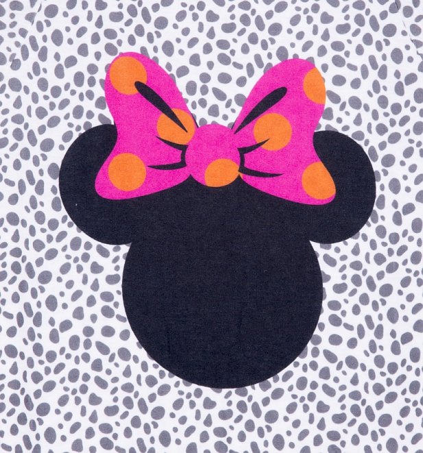 Women's Disney Minnie Mouse Head Spotted Animal Print Vest Women's Disney Minnie Mouse Head Spotted Animal Print Vest