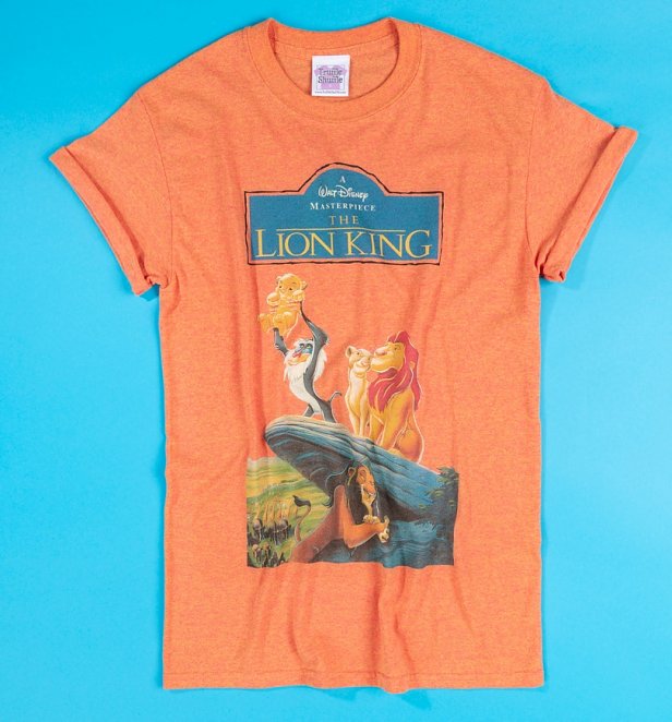 Women's Disney The Lion King Video Cover Sunset Boyfriend T-Shirt