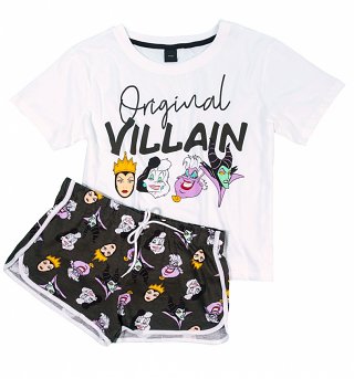 Women's Disney Villains Original Witch Shortie Pyjama Set Women's Disney Villains Original Witch Shortie Pyjama Set