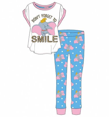 Women's Dumbo Don't Forget To Smile Disney Pyjamas Women's Dumbo Don't Forget To Smile Disney Pyjamas