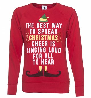 Women's Elf Christmas Cheer Sweater Women's Elf Christmas Cheer Sweater
