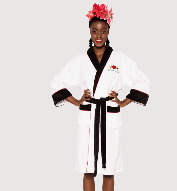 Women's Frida Kahlo Minimalist Dressing Gown Women's Frida Kahlo Minimalist Dressing Gown