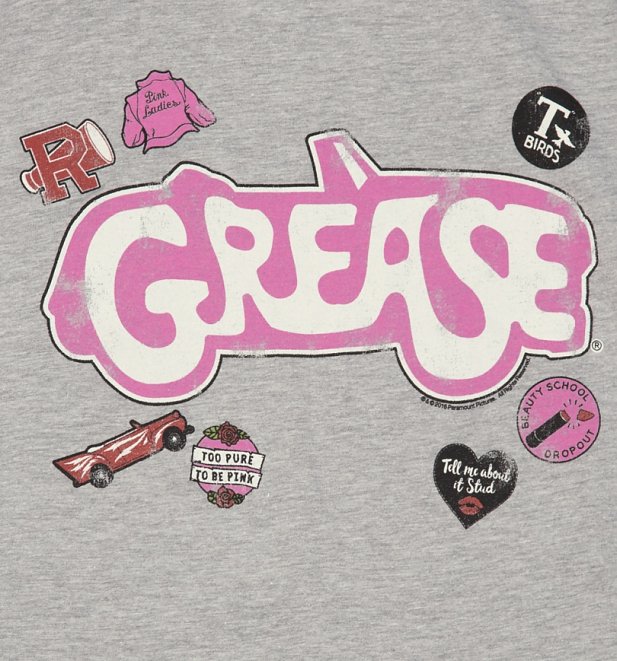 Women's Grease Badges T-Shirt
