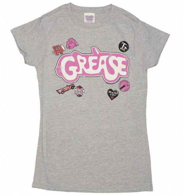 Women's Grease Badges TShirt