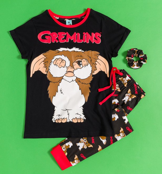 Women's Gremlins Gizmo Pyjama and Scrunchie Set