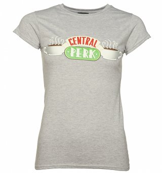 Women's Grey Central Perk Friends T-Shirt Women's Grey Central Perk Friends T-Shirt