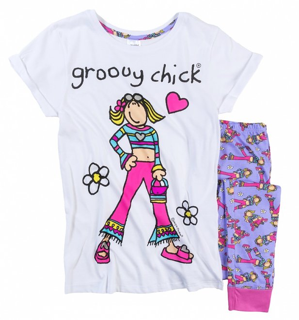 Women's Groovy Chick Pyjamas Women's Groovy Chick Pyjamas