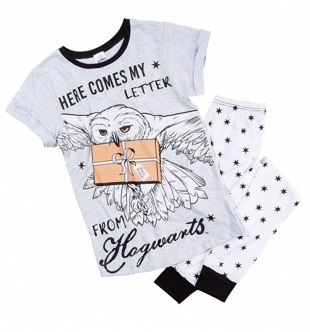 Women's Harry Potter Hedwig Here Comes My Letter From Hogwarts Pyjamas Women's Harry Potter Hedwig Here Comes My Letter From Hogwarts Pyjamas