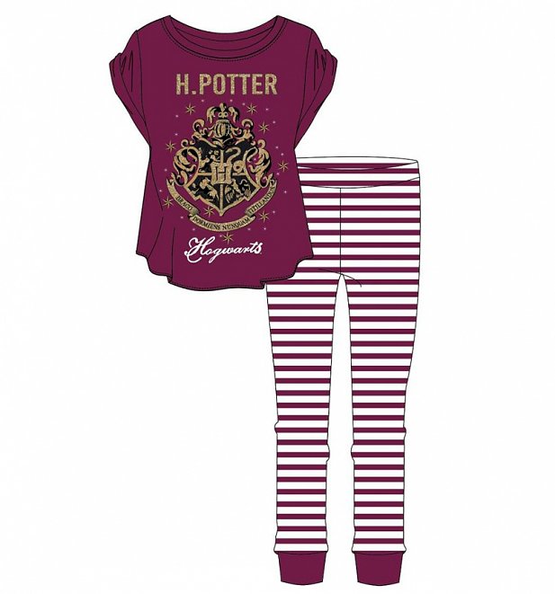 Harry Potter Hogwarts Striped Pyjamas