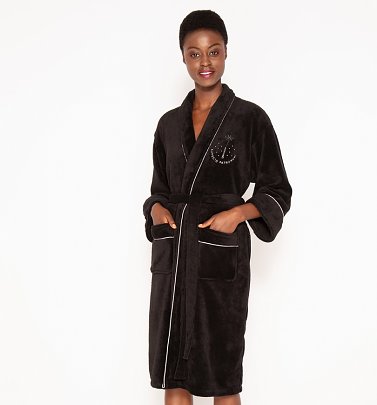 Women's Harry Potter Patronus Dressing Gown With Hood Women's Harry Potter Patronus Dressing Gown With Hood