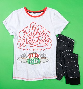 Women's I'd Rather Be Watching Friends Pyjamas Women's I'd Rather Be Watching Friends Pyjamas