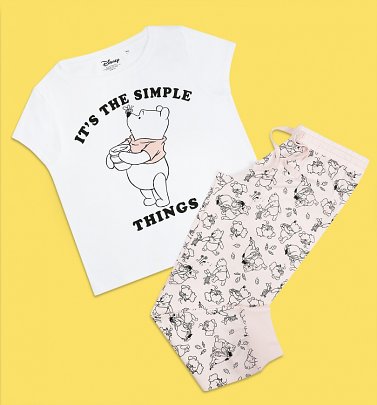 Women's It's The Simple Things Winnie The Pooh Disney Pyjamas