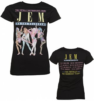 Women's Jem And The Holograms Tour T-Shirt Women's Jem And The Holograms Tour T-Shirt
