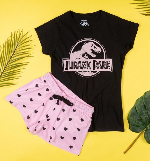 Women's Jurassic Park Shortie Pyjamas