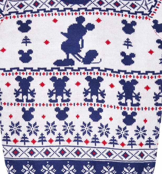 Women's Knitted Mickey Mouse Fair Isle Jumper Women's Knitted Mickey Mouse Fair Isle Jumper