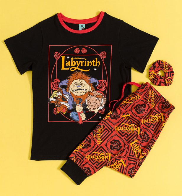 Women's Labyrinth Friends Pyjamas with Scrunchie Women's Labyrinth Friends Pyjamas with Scrunchie