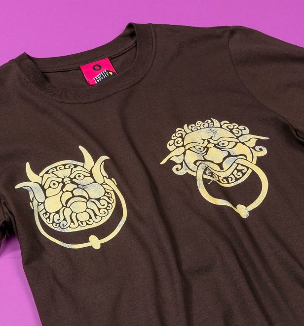 Women's Labyrinth Knockers Dark Brown TShirt