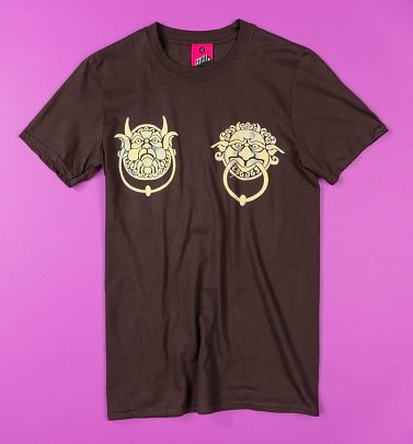 Women's Labyrinth Knockers Dark Brown T-Shirt Women's Labyrinth Knockers Dark Brown T-Shirt