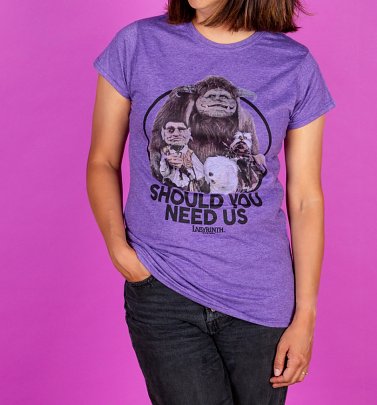 Women's Labyrinth Should You Need Us Fitted T-Shirt Women's Labyrinth Should You Need Us Fitted T-Shirt