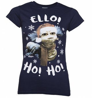 Women's Labyrinth Worm Ho Ho Ho Christmas T-Shirt Women's Labyrinth Worm Ho Ho Ho Christmas T-Shirt