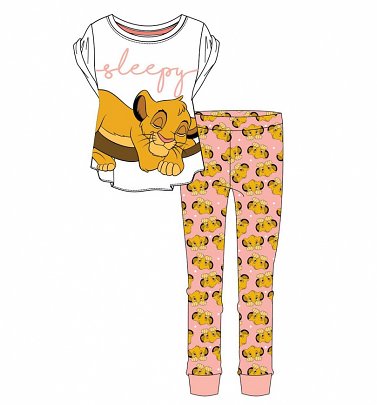 Women's Lion King Sleepy Simba Pyjamas Women's Lion King Sleepy Simba Pyjamas