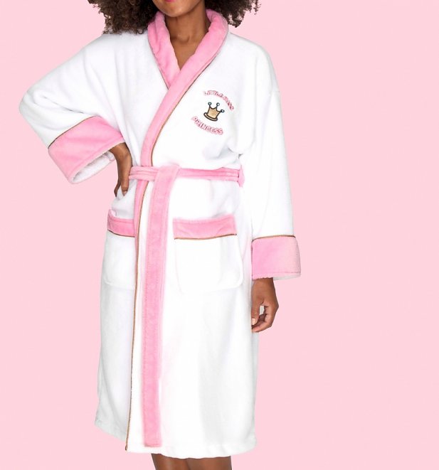 Women's Little Miss Princess Embroidered Dressing Gown Women's Little Miss Princess Embroidered Dressing Gown
