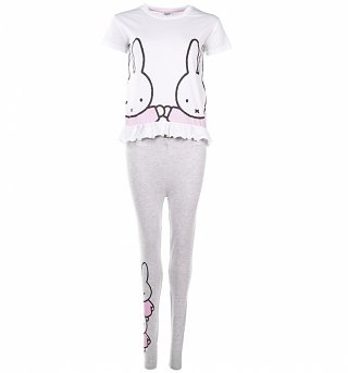 Women's Miffy Frill Pyjama Set Women's Miffy Frill Pyjama Set