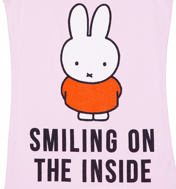 Women's Miffy Smiling On The Inside Strappy Vest Women's Miffy Smiling On The Inside Strappy Vest