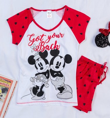 Women's Minnie And Mickey Got Your Back Shortie Pyjamas Women's Minnie And Mickey Got Your Back Shortie Pyjamas