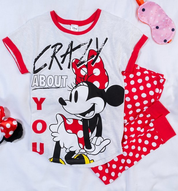 Women's Minnie Crazy About You Pyjamas Women's Minnie Crazy About You Pyjamas