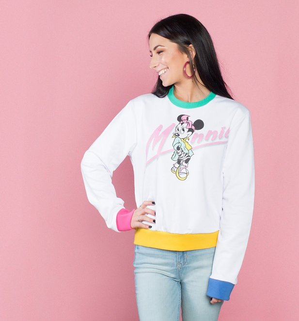 Minnie Mouse Electric Cropped Sweater from Cakeworthy