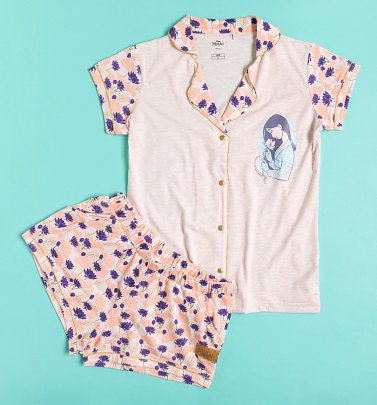 Women's Mulan Button Up Shortie Pyjamas Women's Mulan Button Up Shortie Pyjamas