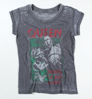 Women's News Of The World Queen Burnout T-Shirt Women's News Of The World Queen Burnout T-Shirt