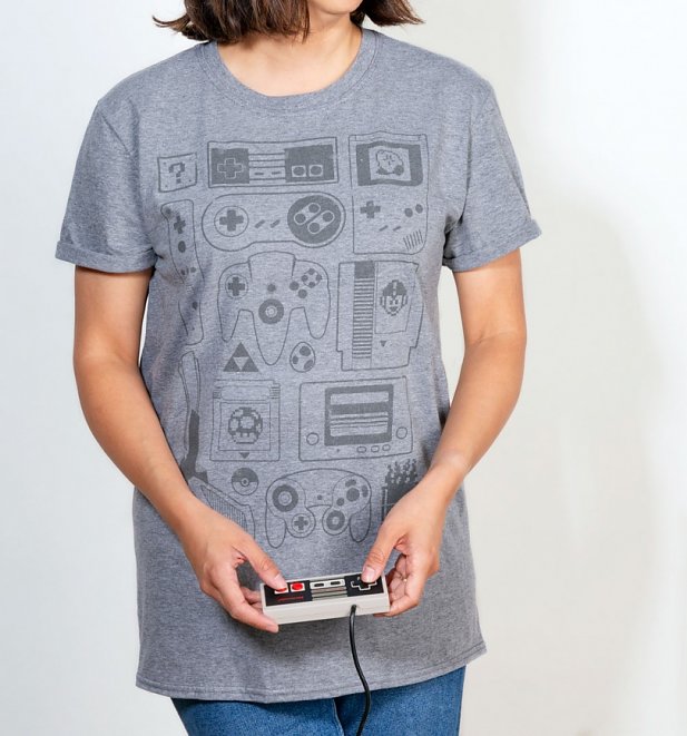 Women's Old School Gamer Boyfriend T-Shirt Women's Old School Gamer Boyfriend T-Shirt