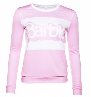 Women's Pink Barbie Stripe Sweater Women's Pink Barbie Stripe Sweater