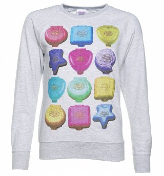 Women's Polly Pocket Playsets Grey Sweater Women's Polly Pocket Playsets Grey Sweater