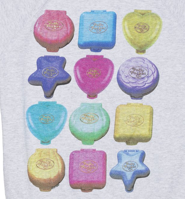 Women's Polly Pocket Playsets Grey Sweater Women's Polly Pocket Playsets Grey Sweater