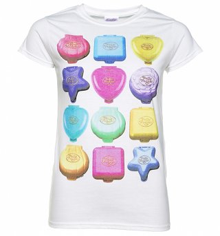 Women's Polly Pocket Playsets White T-Shirt Women's Polly Pocket Playsets White T-Shirt