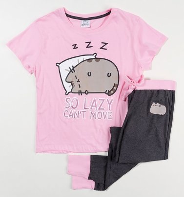 Women's Pusheen So Lazy Can't Move Pyjama Set Women's Pusheen So Lazy Can't Move Pyjama Set