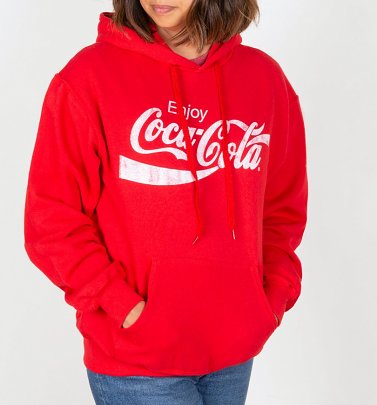 Women's Red Enjoy Coca-Cola Hoodie Women's Red Enjoy Coca-Cola Hoodie