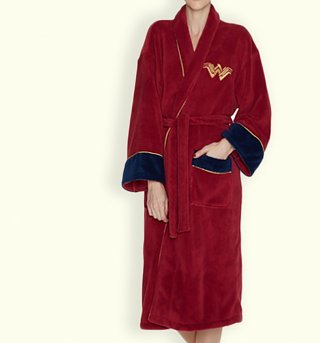 Women's Red Wonder Woman DC Comics Batman V Superman Dressing Gown Women's Red Wonder Woman DC Comics Batman V Superman Dressing Gown