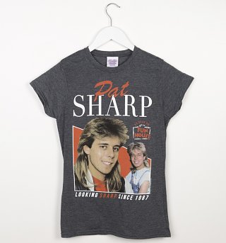 Women's Retro Pat Sharp Dark Heather T-Shirt Women's Retro Pat Sharp Dark Heather T-Shirt